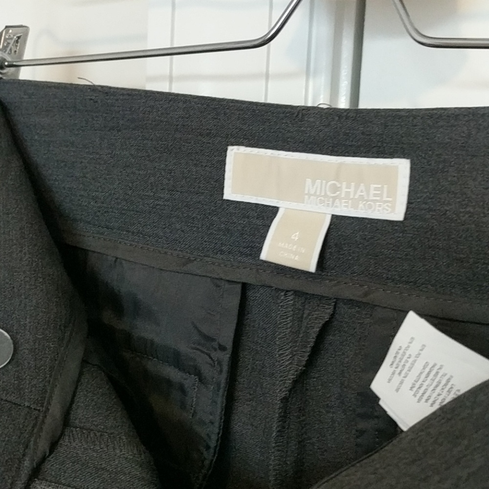 Michael Kors grey tapered leg suit pants